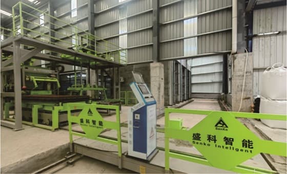 Barisan Pengeluaran Bata Sisa Pepejal Di Tapak di Kilang Pelanggan Kami di HUNAN