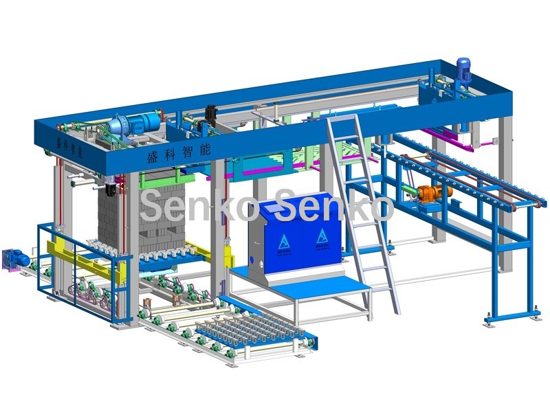 Servo Controlled Brick Palletizing Machine