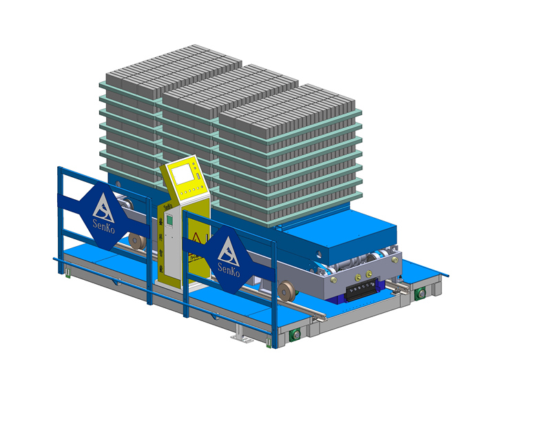 Troli pemindahan RGV berbilang lapisan untuk relau pengawetan blok bata tiga lapisan