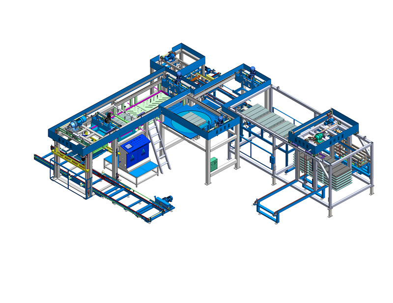 Mesin Susun Blok Bata Automatik (MDJ1200A)