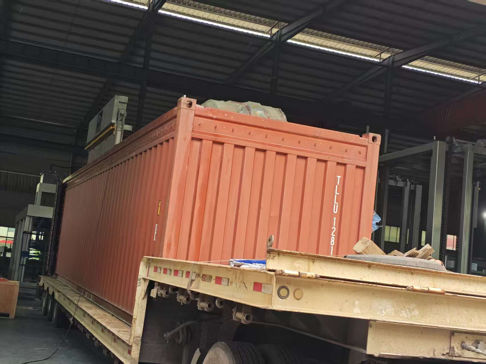 Syarikat Kami Menghantar Barisan Pengeluaran Pembuatan Blok Automatik Sepenuhnya ke Korea Selatan